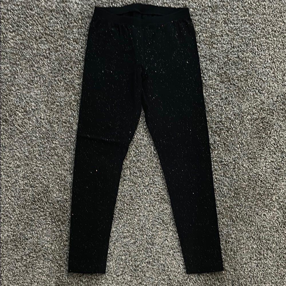Cat & Jack Black Sparkle Leggings